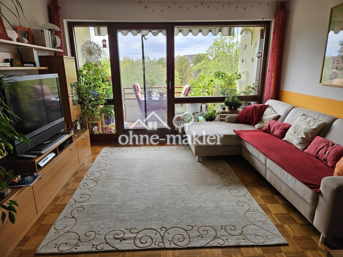 Wohnzimmer, Balkon, Ost-Ausric