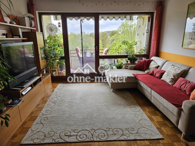 Wohnzimmer, Balkon, Ost-Ausric