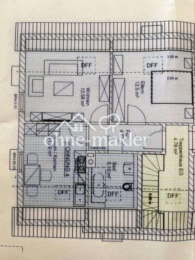 Grundriss 2.5 Zimmer Whg.