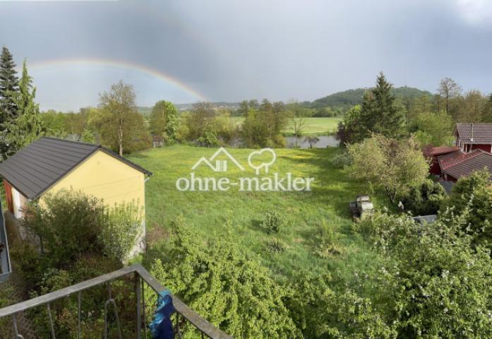 Ausblick auf die Obstwiese