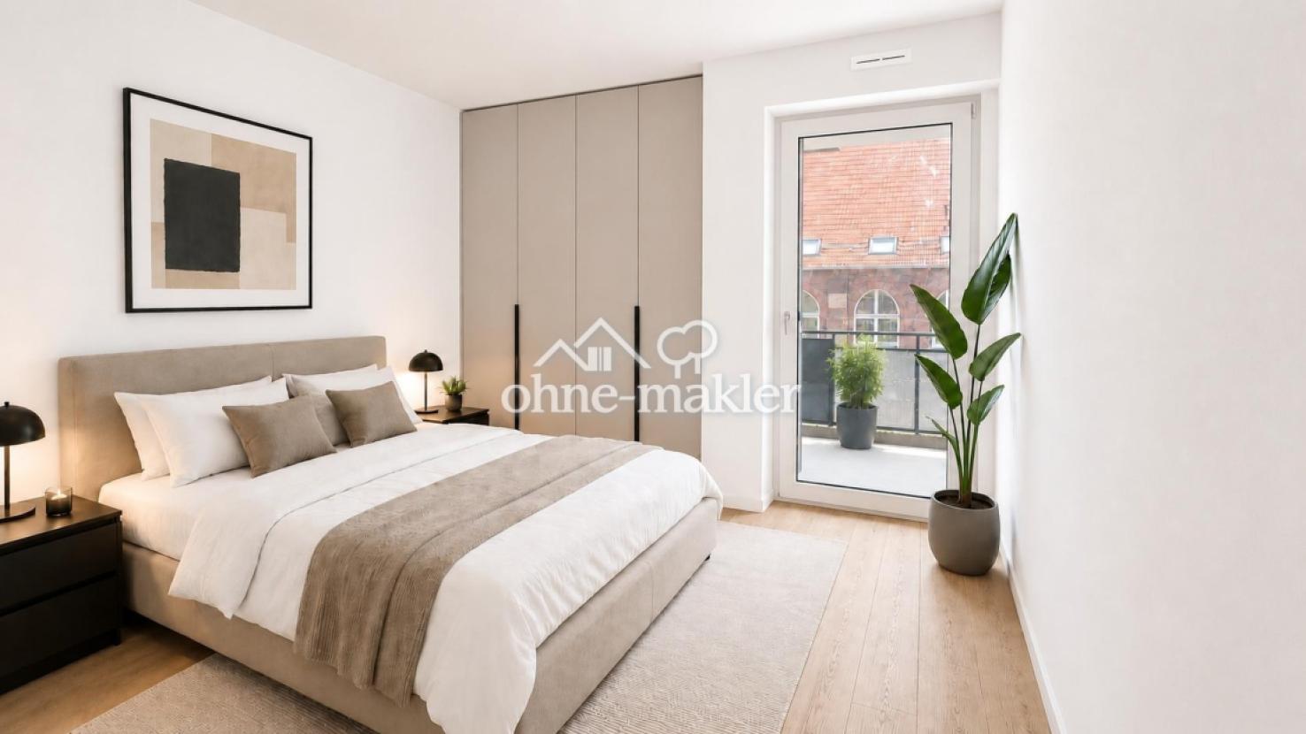 Schlafzimmer KI generiert