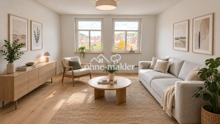 Wohnzimmer mit Möbeln