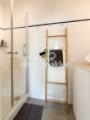 Dusche und Waschmaschine