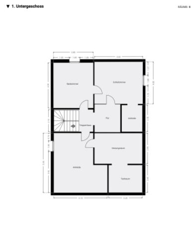 Grundriss Haus 1 UG