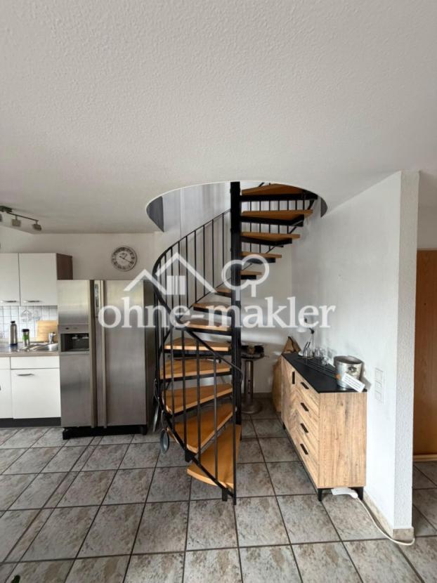 Treppe zum Spitzboden