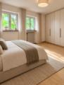 Schlafzimmer mit Blick ins Grüne