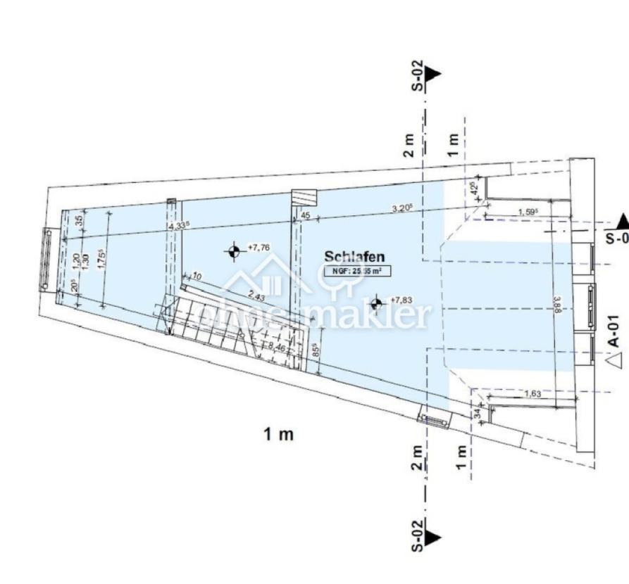 DG – Bauplan mit Maßen