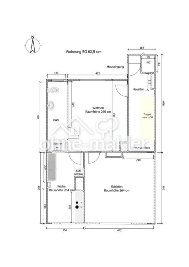 Wohnung im EG - frei