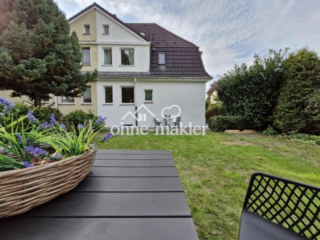 Garten Blick auf das Haus
