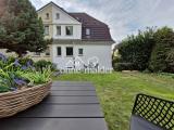 Garten Blick auf das Haus