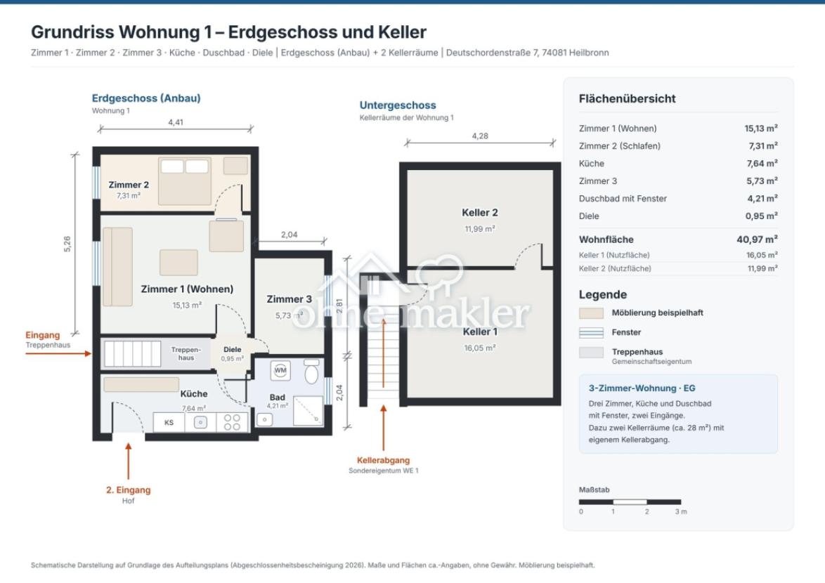 WE 1: Grundriss