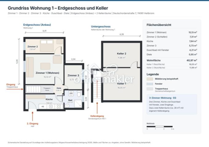WE 1: Grundriss