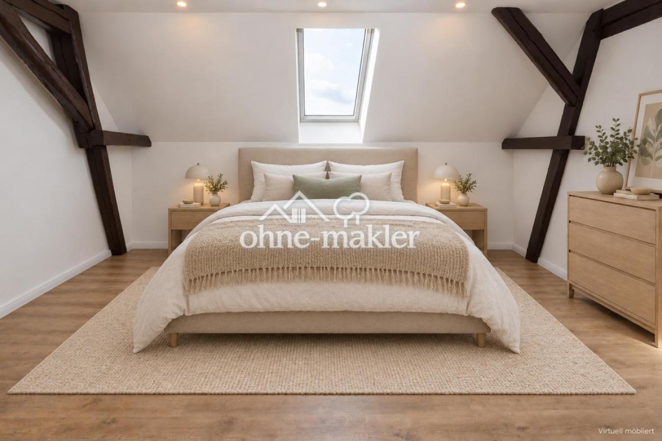 Schlafzimmer OG - KI Bild