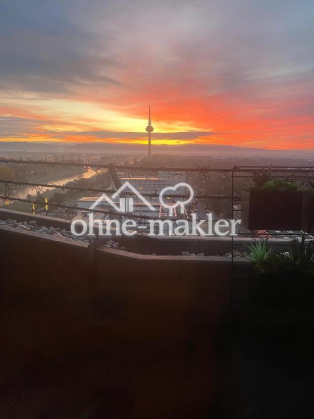 Balkon Ostseite -Sonnenaufgang