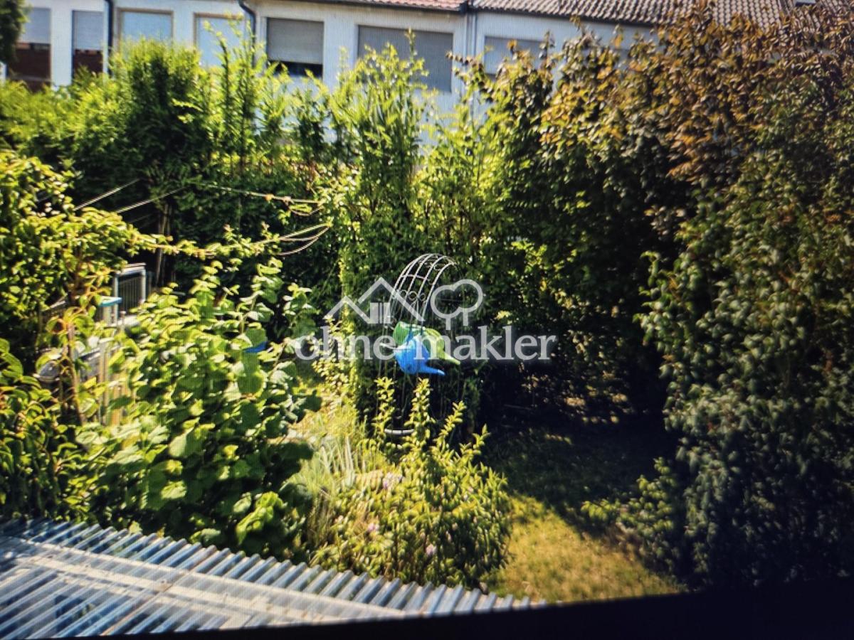 Rückansicht garten