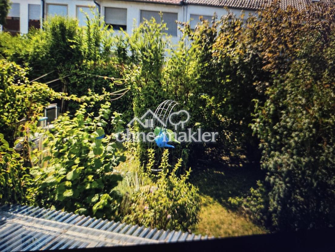 Rückansicht garten