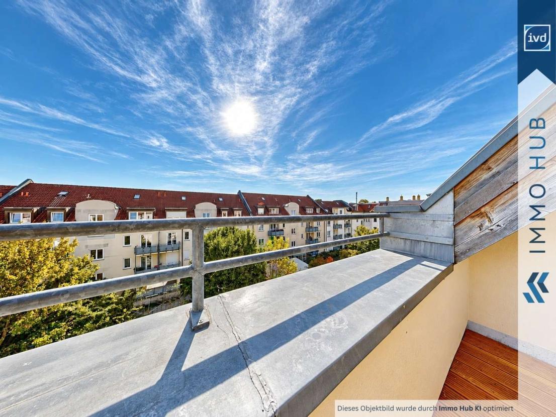 Ausblick Balkon