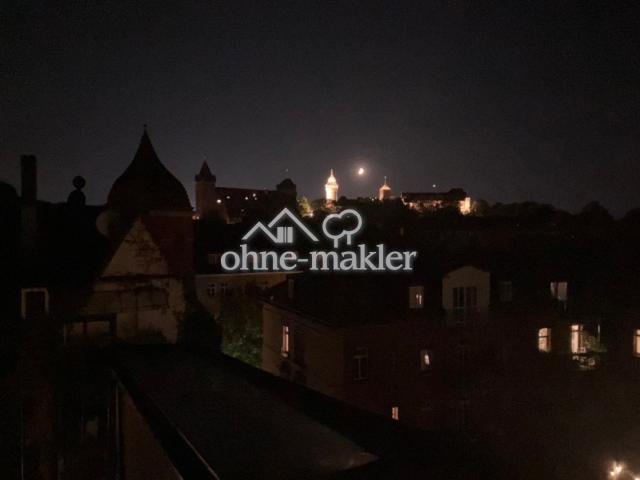 Burg by night