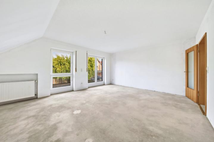 Wohnzimmer im Dachgeschoss