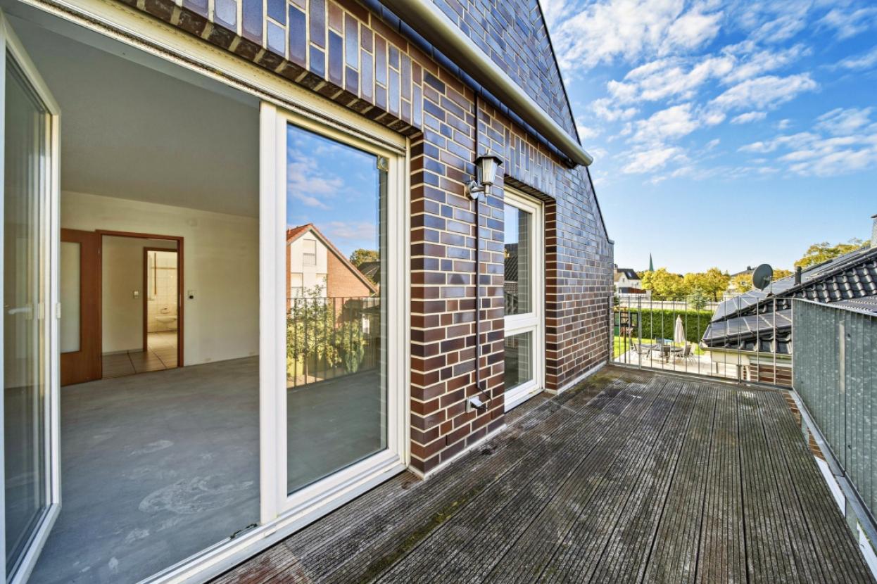 Balkon im Dachgeschoss