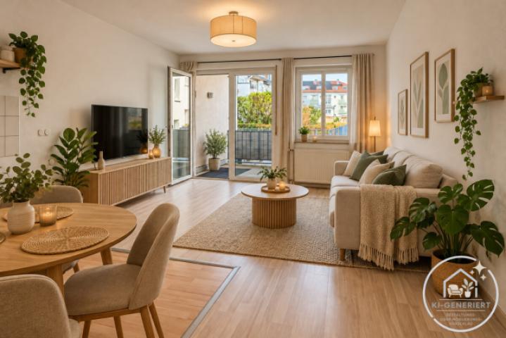Einrichtungsbeispiel Wohn- und Esszimmer