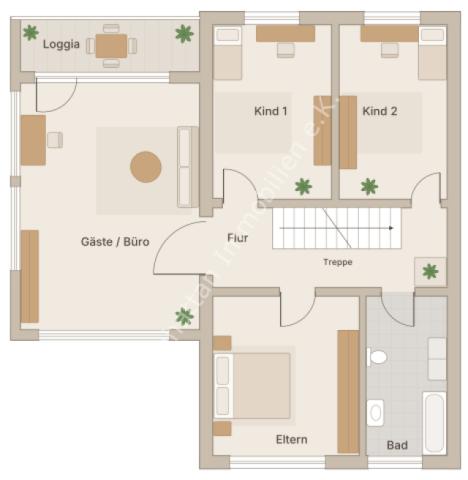 Grundriss Obergeschoss