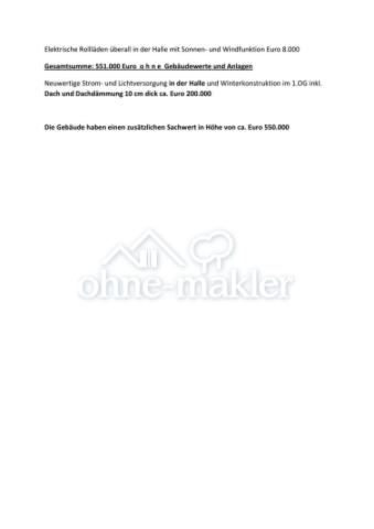 Auflistung Wertsteigerungen 2