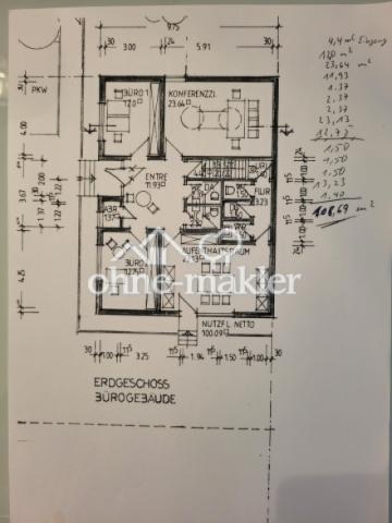 Lageplan Bürogebäude