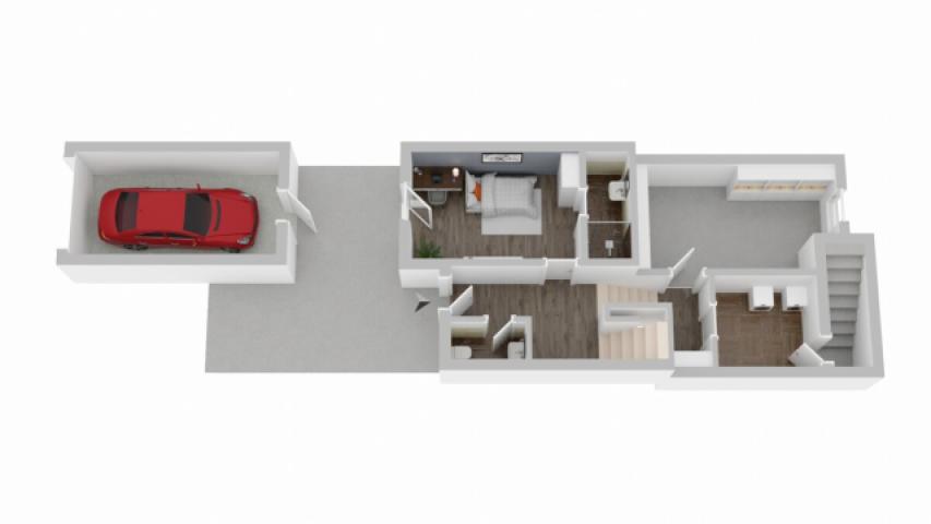 Grundriss UG + Garage