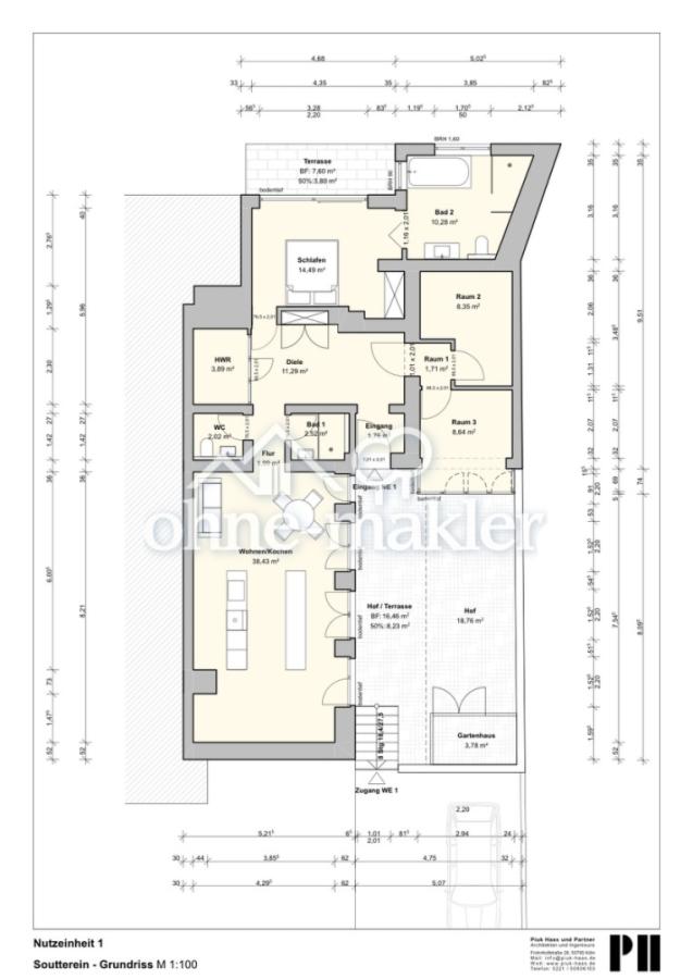 Grundriss Souterrain