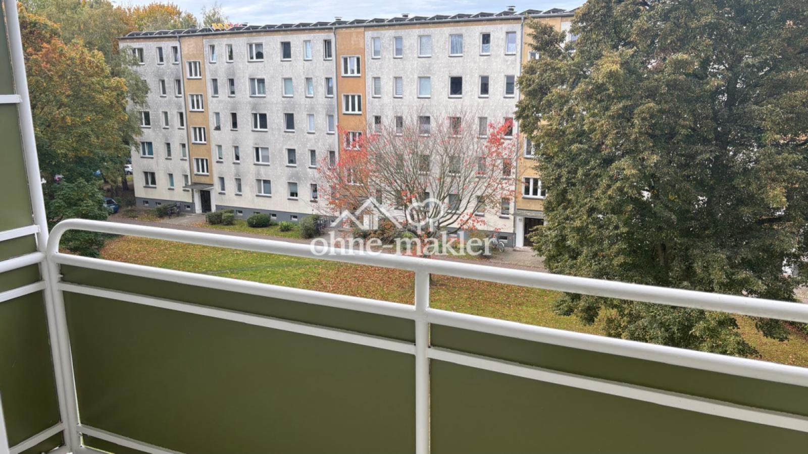 Blick vom Balkon