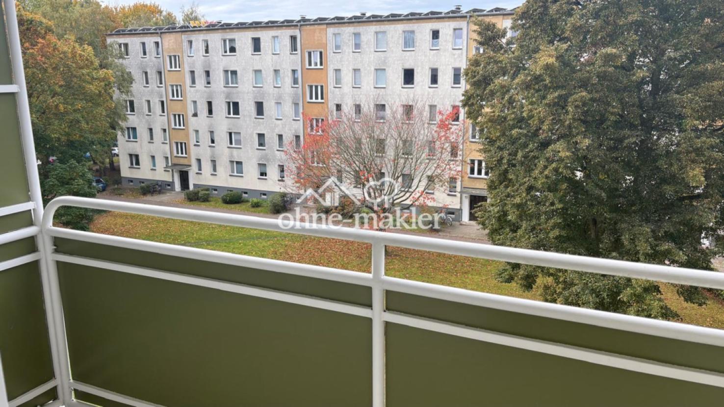 Blick vom Balkon