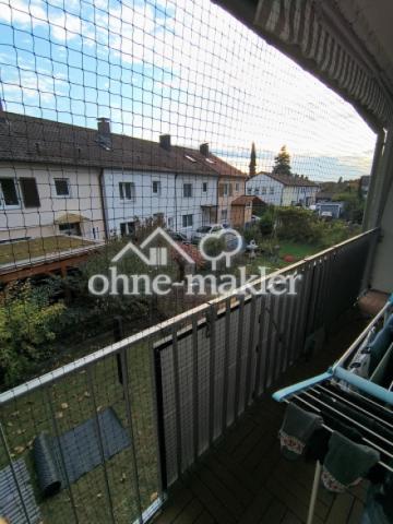 Blick vom Balkon