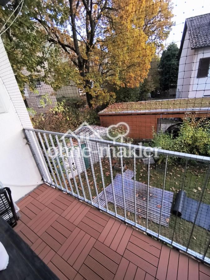 Blick vom Balkon