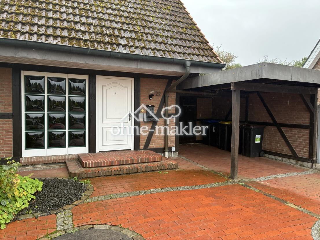 Eingangsbereich Carport