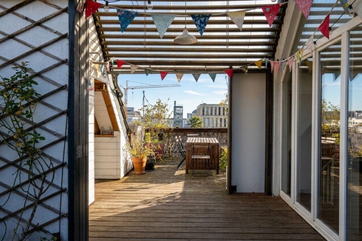 Vorderhaus Maisonette-Wohnung - Dachterrasse