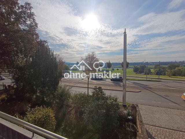 Blick vom Balkon