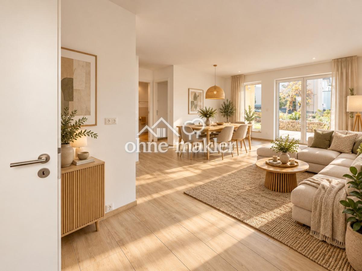 visualisiertes Wohnzimmer