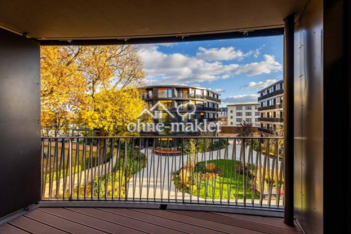 Blick vom Balkon