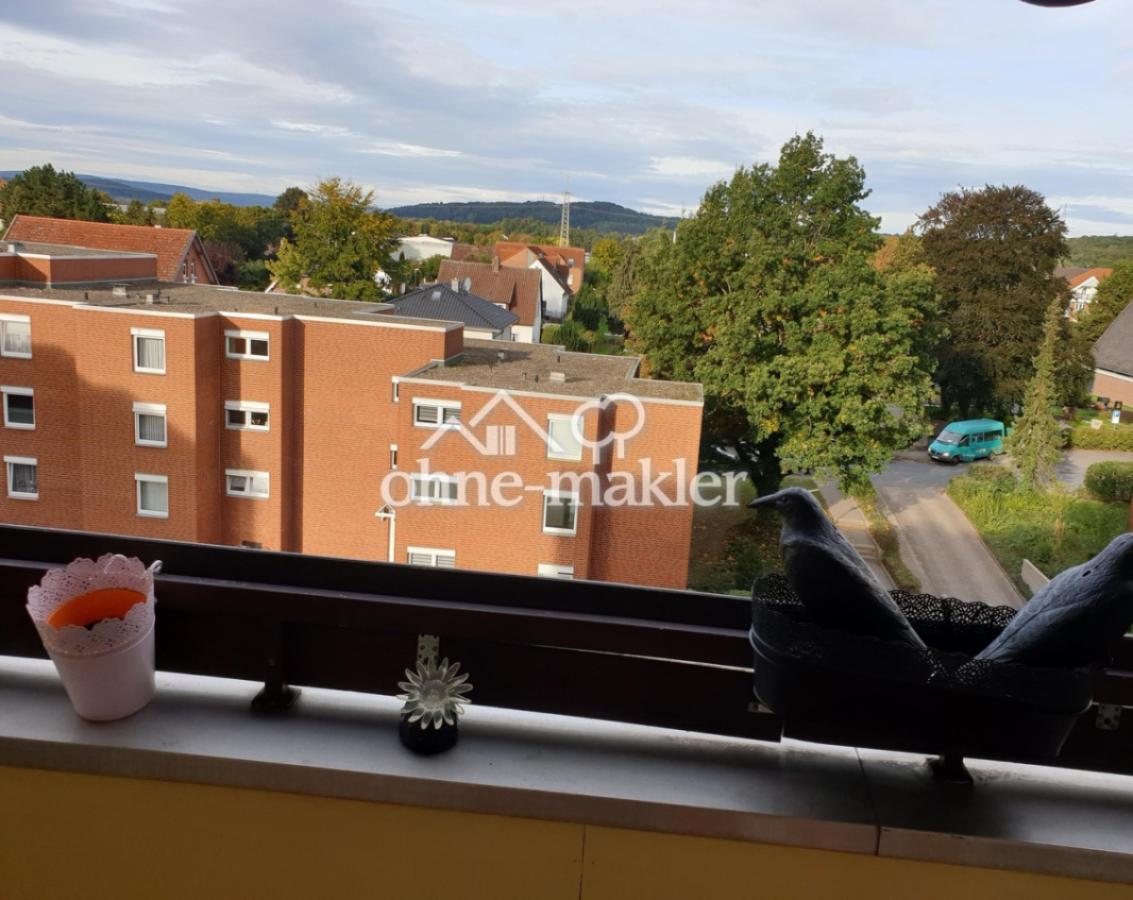 Blick vom Balkon