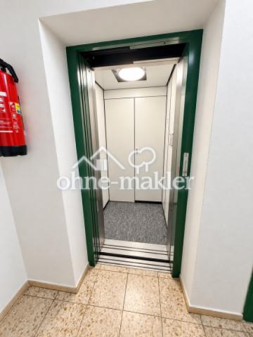 Bequem erreichbar mit Aufzug