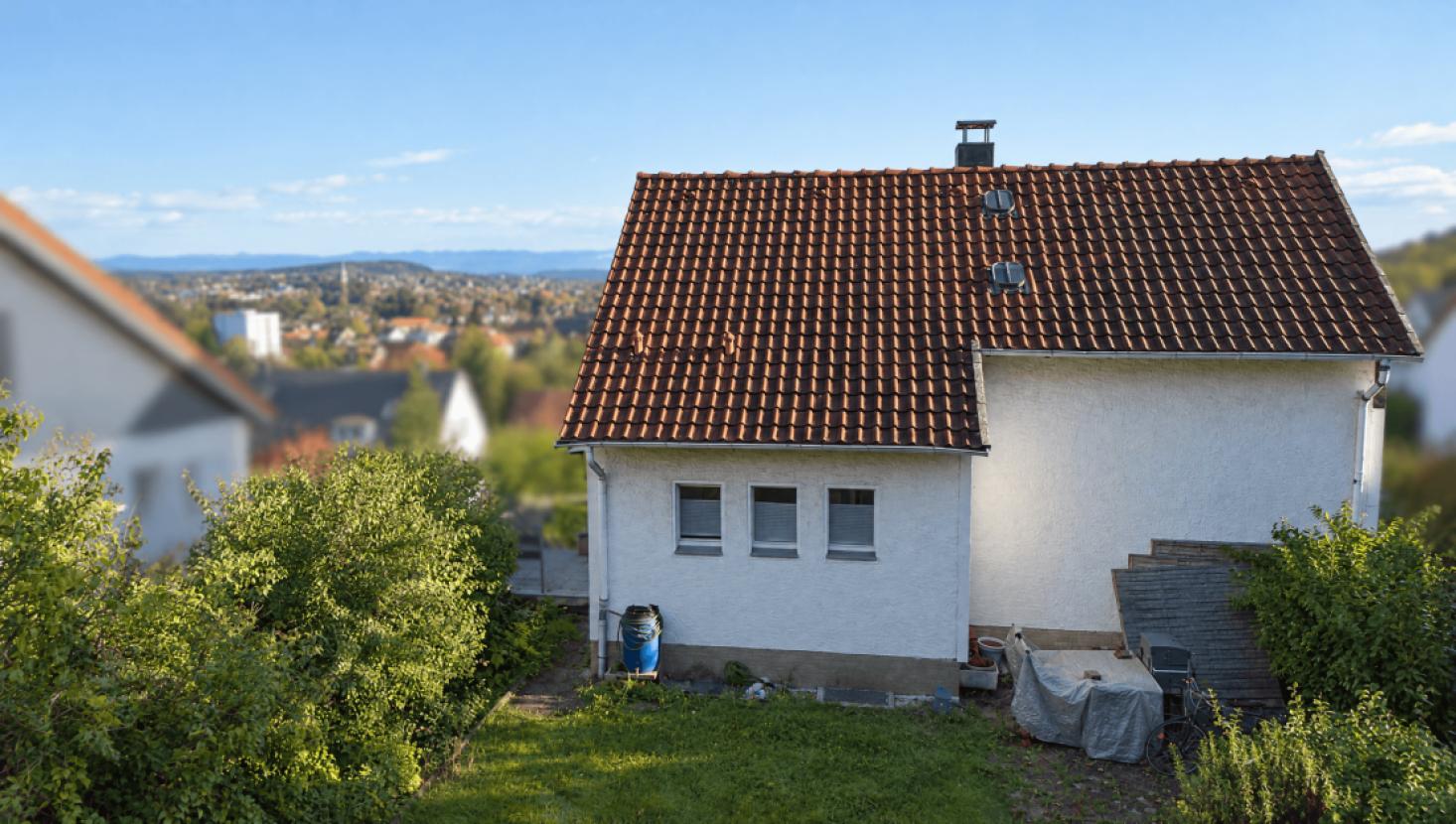 Hausansicht Gartenseite