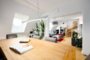 Esszimmer mit Blick ins WZ