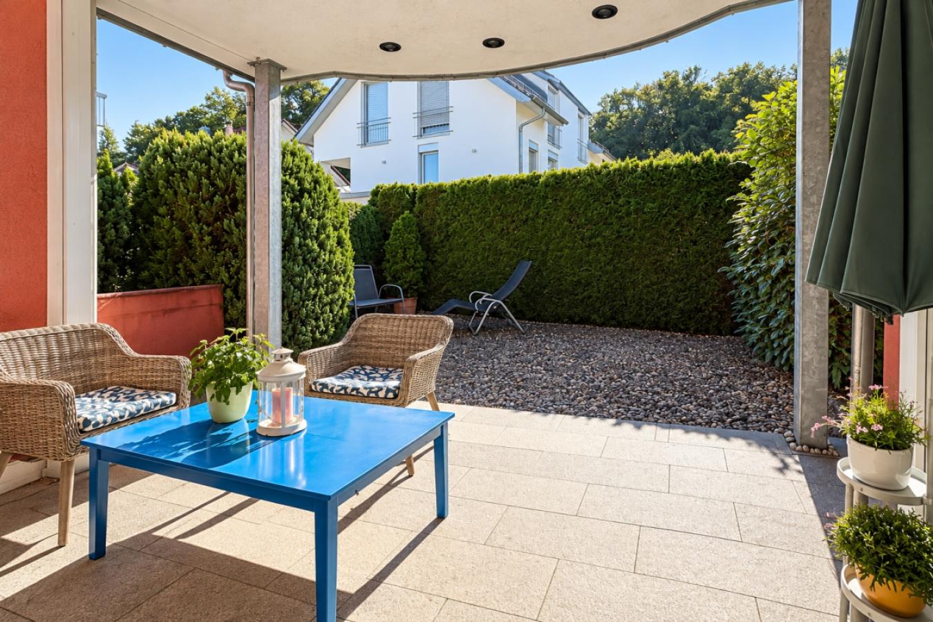 Überdachte Terrasse