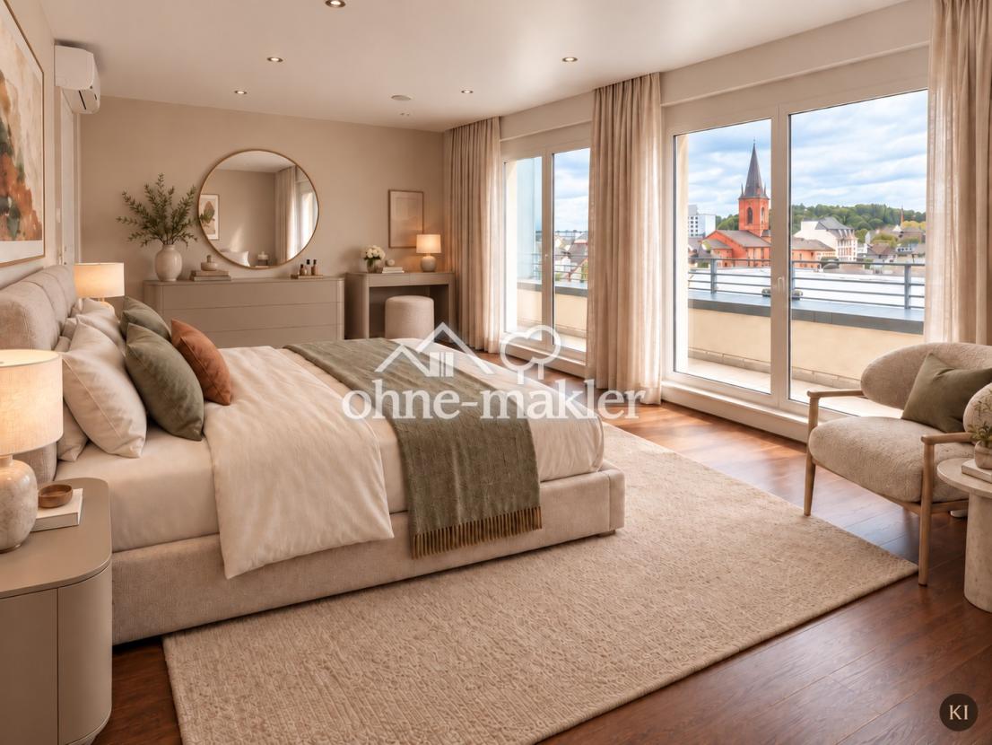 Schlafzimmer 1 KI eingerichtet