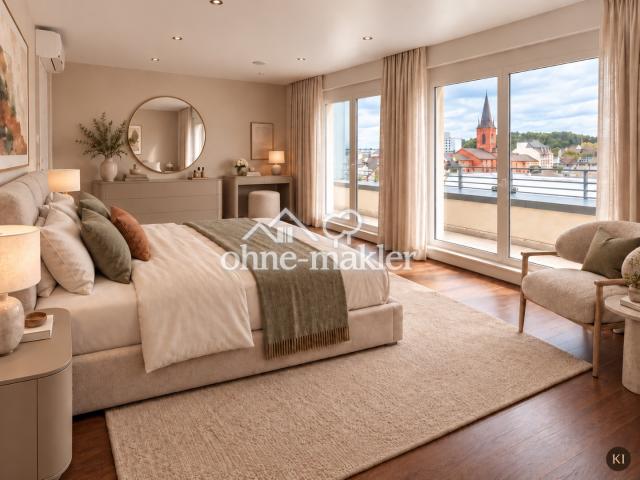 Schlafzimmer 1 KI eingerichtet