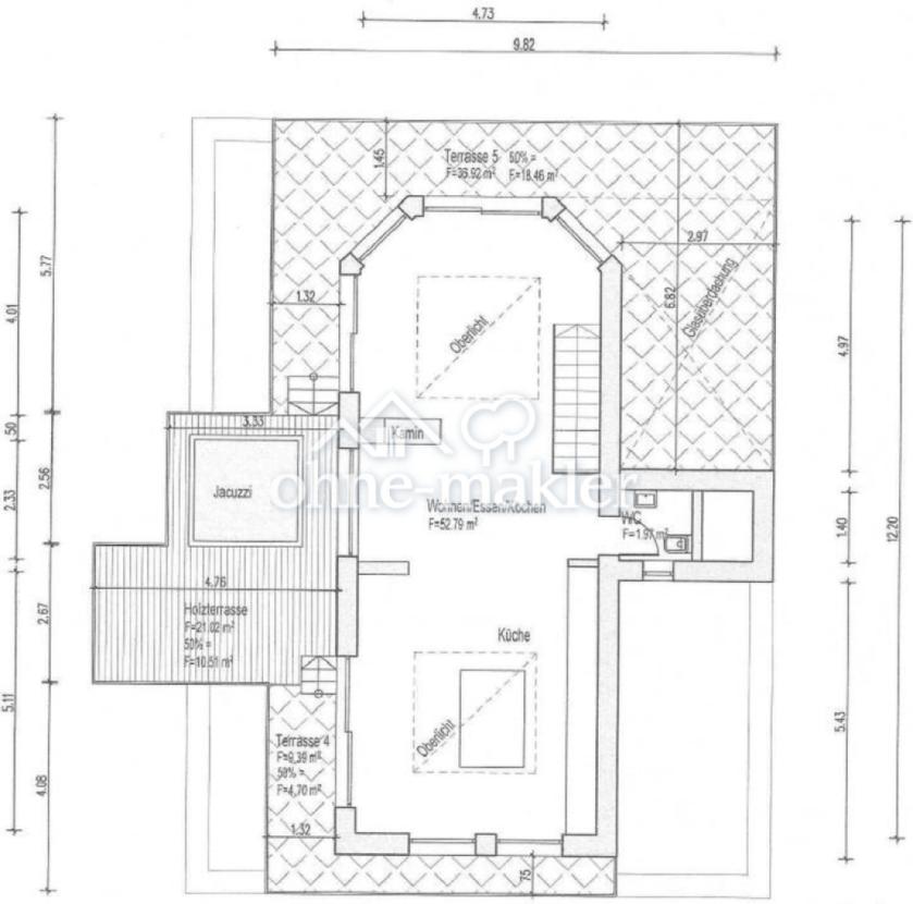 Plan 5. Obergeschoss