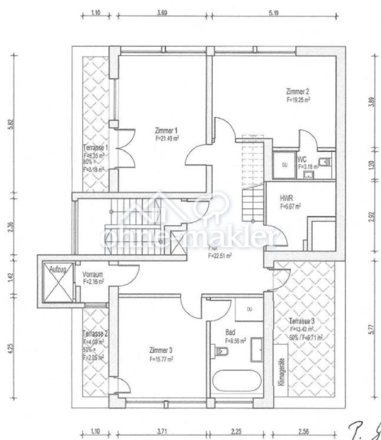Plan 4. Obergeschoss