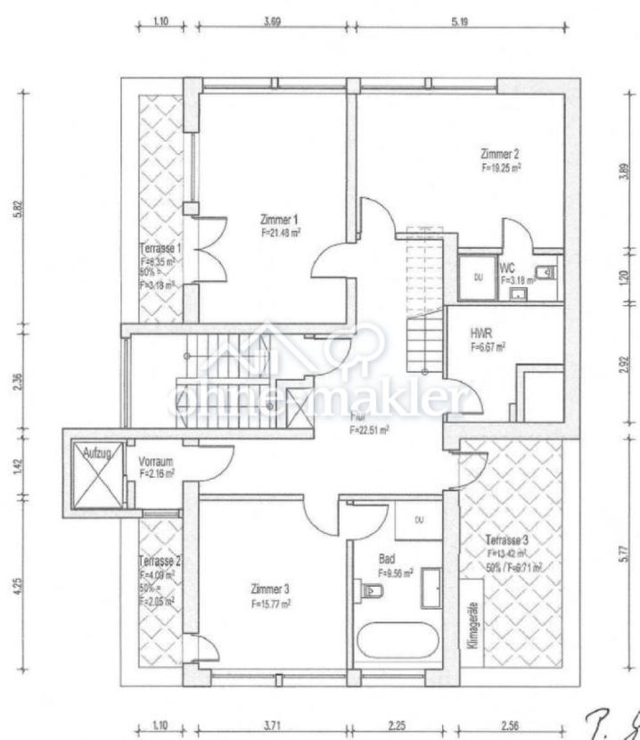 Plan 4. Obergeschoss