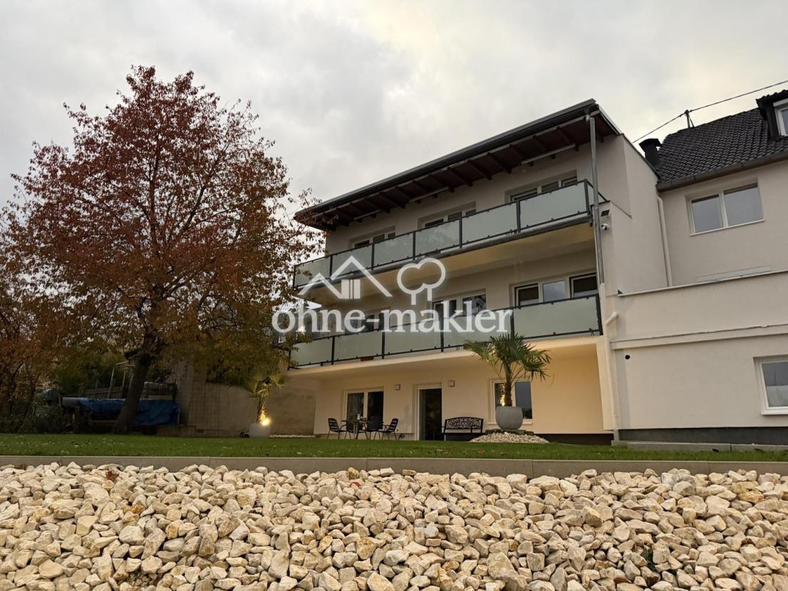 Rückansicht des Hauses